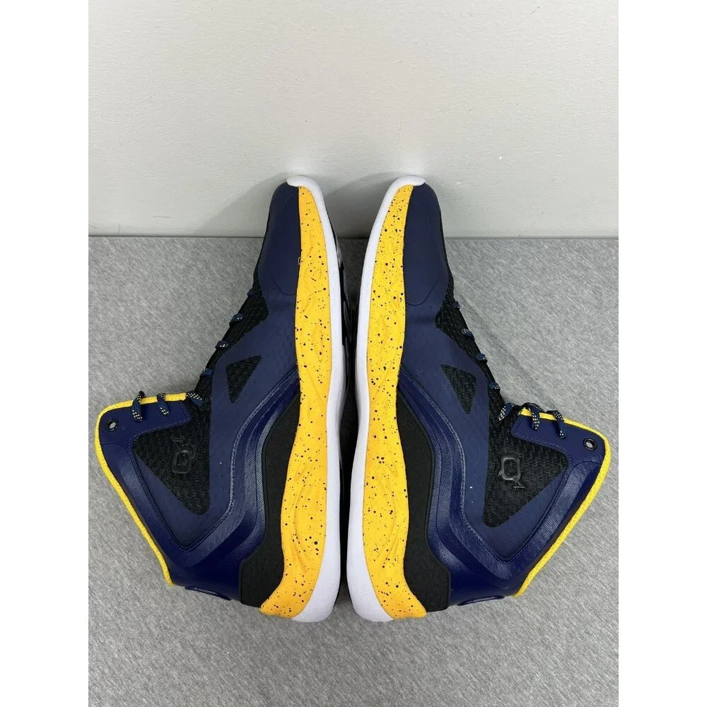 Q4 Sports DC2-I Basketball Shoes Mens Size 15 Navy Black‎ Gold High Top